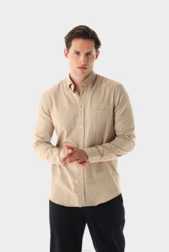 Van Laack Australia | Van Laack Button-Down Flanell Shirt Tailor Fit Men P082540