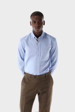 Van Laack Australia | Van Laack Button Down Oxford Shirt With Colour Detail Men P082538