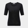 Van Laack Australia | Van Laack Carol - Silk/Cotton Roundneck T-Shirt Women P082243