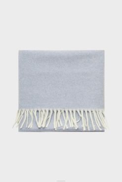 Van Laack Australia | Van Laack Cashmere Scarf Light Blue Women P082315