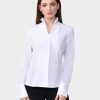 Van Laack Australia | Van Laack Chalice Collar Blouse White Women P08237