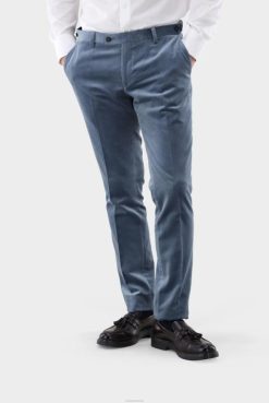 Van Laack Australia | Van Laack Cotton Velvet Trousers Slim Fit Men P082751