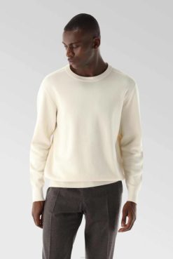 Van Laack Australia | Van Laack Crewneck Cashmere Mix Sweater Men P082660
