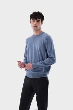 Van Laack Australia | Van Laack Crewneck Sweater In Mercerized Merino Men P082664
