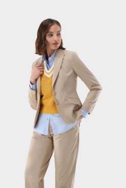 Van Laack Australia | Van Laack Fitted Blazer With Stretch Women P082203