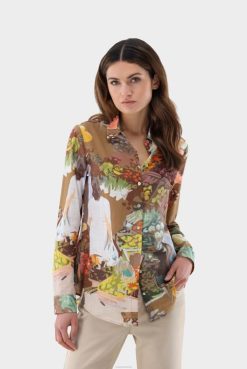 Van Laack Australia | Van Laack Fitted Blouse With Print Women P08282