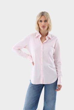 Van Laack Australia | Van Laack Fitted Shirt Blouse Made Of Swiss Cotton Women P08273