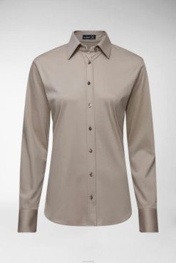 Van Laack Australia | Van Laack Fitted Shirt Blouse Made Of Swiss Cotton Women P08275