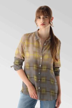 Van Laack Australia | Van Laack Fitted Shirt Blouse Made Of Viscose Women P082141