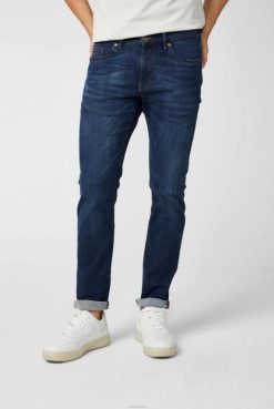 Van Laack Australia | Van Laack High Quality Mens Cotton Blend Slim Fit Blue Jeans Pants Men P082737