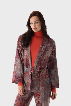 Van Laack Australia | Van Laack Kimono With Vintage Print Women P082212