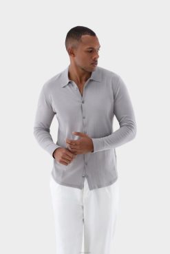 Van Laack Australia | Van Laack Knit Shirt In Air Cotton Men P082451