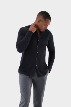 Van Laack Australia | Van Laack Knit Shirt In Ultrafine Merino Men P082448