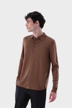 Van Laack Australia | Van Laack Knit Shirt In Ultrafine Merino Men P082568