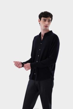 Van Laack Australia | Van Laack Knit Shirt Made Of Cashmere Mix Men P082570