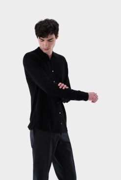 Van Laack Australia | Van Laack Knit Shirt Made Of Cashmere Mix Men P082571