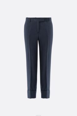 Van Laack Australia | Van Laack Linen Pants With Cuff Women P082267