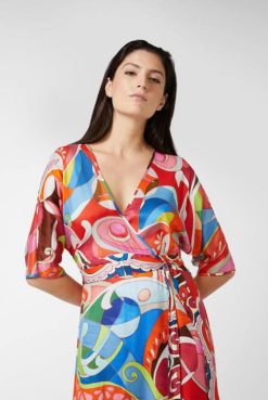 Van Laack Australia | Van Laack Maxi Dress With Geometric Print Women P082161