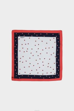 Van Laack Australia | Van Laack Maxi Scarf In Cotton Batiste With Heart Print Women P082300