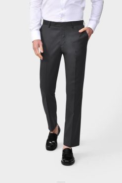 Van Laack Australia | Van Laack Men'S Pants Made Of Merino Wool Grey Men P082743