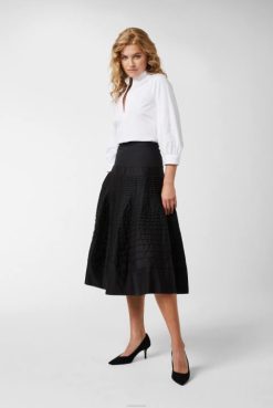 Van Laack Australia | Van Laack Mid-Length Black Skirt Women P082163