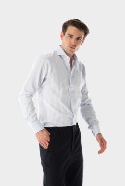 Van Laack Australia | Van Laack Non-Iron Shirt With Stripes Slim Fit Men P082399