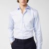 Van Laack Australia | Van Laack Non-Iron Twill Shirt Slim Fit Light Blue Men P082352