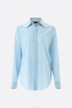 Van Laack Australia | Van Laack Shirt Blouse In Silk With Dot Print Women P082117