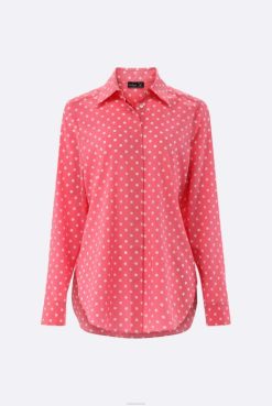 Van Laack Australia | Van Laack Shirt Blouse In Silk With Dot Print Women P082126