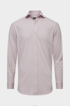 Van Laack Australia | Van Laack Shirt In Long Staple Cotton Red/Pink Men P082484
