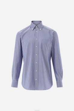 Van Laack Australia | Van Laack Striped Oxford Shirt Comfort Fit Men P082535