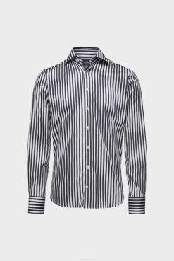 Van Laack Australia | Van Laack Striped Shirt In Cotton Stretch Tailor Fit Men P082587