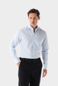 Van Laack Australia | Van Laack Striped Twill Shirt Slim Fit Men P082407