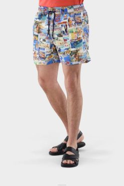 Van Laack Australia | Van Laack Swim Shorts With Print Men P082793