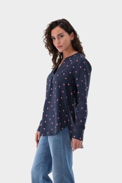 Van Laack Australia | Van Laack Tunic Slipshirt With Heart Print Women P082105