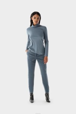 Van Laack Australia | Van Laack Velvet Trousers With A Straight Leg Women P082289