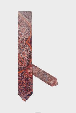 Van Laack Australia | Van Laack Viscose Silk Blend Tie With Vintage Print Women P082309