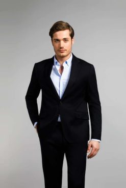 Van Laack Australia | Van Laack Wool Jacket Slim Fit Navy Men P082636