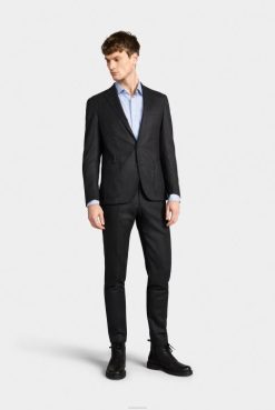 Van Laack Australia | Van Laack Wool Slim Fit Trousers Grey Men P082748