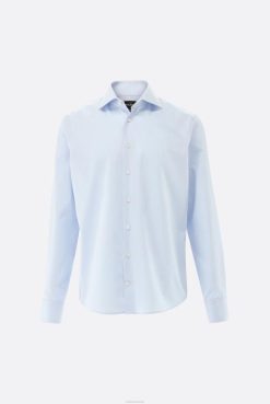 Van Laack Australia | Van Laack Wrinkle Free Twill Shirt With Texture Slim Fit Men P082613
