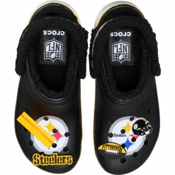 Customizable Crocs NFL Pittsburgh Steelers Classic Lined Clog
