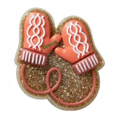 Crocs Glitter Pink Mittens Jibbitz™ Shoe Charm