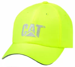 Cat Six-Panel Reflective Oxford Curved Bill Cap
