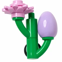 Personalized Crocs LEGO Jibbitz Purple Flower Bud Charm