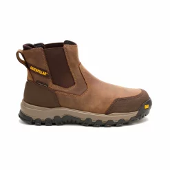 Cat Threshold Rebound Chelsea Waterproof Steel Toe Work Boot
