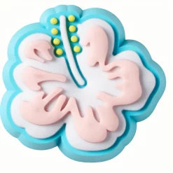 Crocs Blue Hibiscus Jibbitz™ Shoe Charm