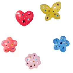 Crocs Dainty Gem Floral 5 Pack Jibbitz™ Charms, Shoe Charms
