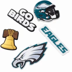 Crocs Jibbitz™ Licensed NFL Philadelphia Eagles Charms