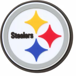 Crocs Jibbitz NFL Pittsburgh Steelers Logo Shoe Charm