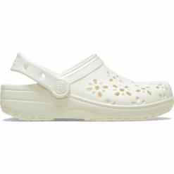 Crocs Women's Classic Floral Cut-Out Clog